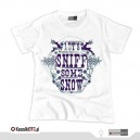 Let's sniff some snow - *old violet* (t-shirt damski)