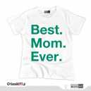 BEST MOM EVER *Helvetica fashion* (t-shirt damski)