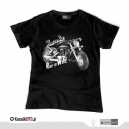 Harley Davidson FAT BOY  B&W *black* (t-shirt damski)