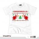 Christmazilla Snow Edition (t-shirt damski)